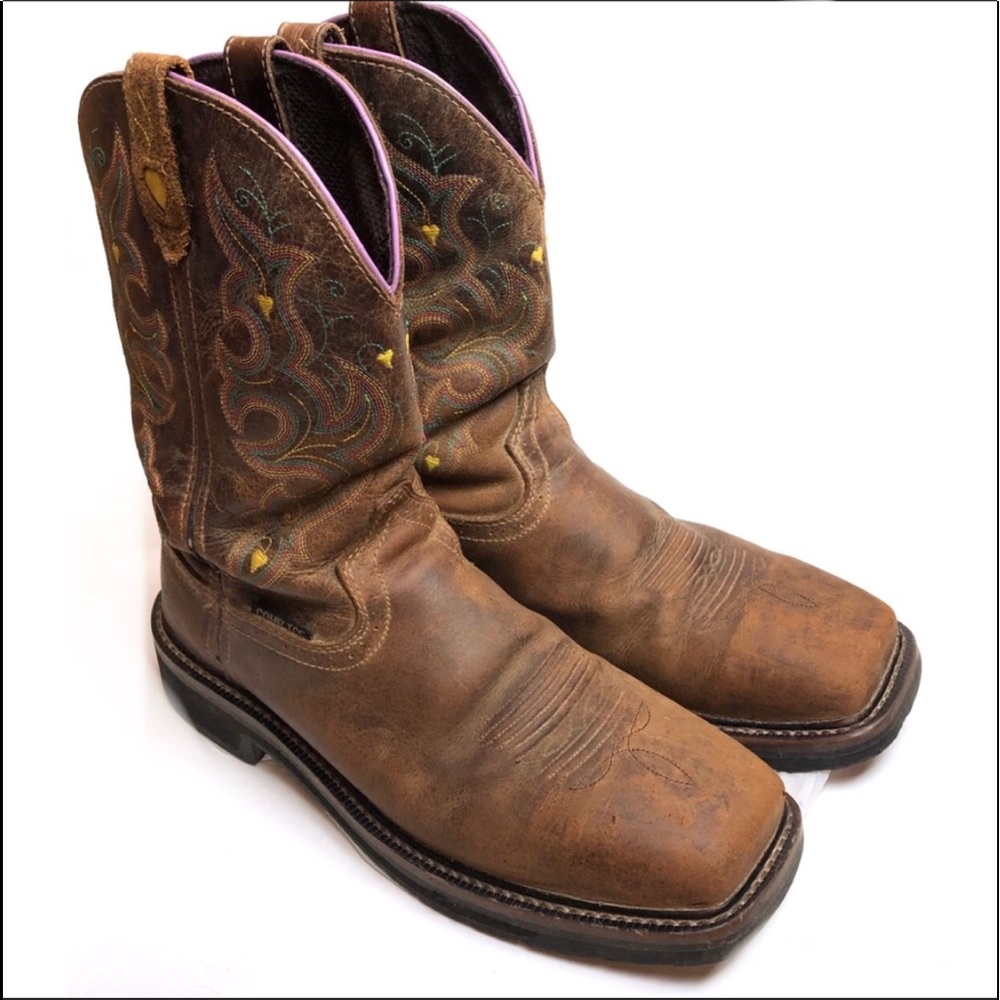 Justin - Sunney Comp Toe Stampede Work Boot